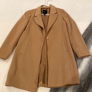 Beige pea coat